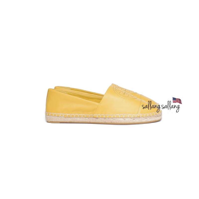 tory burch yellow espadrilles
