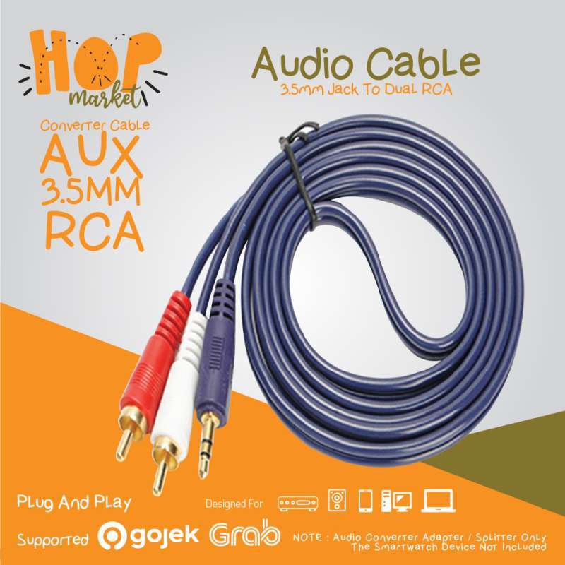 Chord C-Jack RCA-3.5mm 1.5m, Cable RCA-3.5mm 1.5m