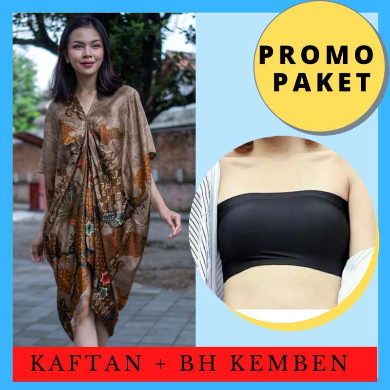 Promo DRESS BATIK WANITA KAFTAN THANIA 