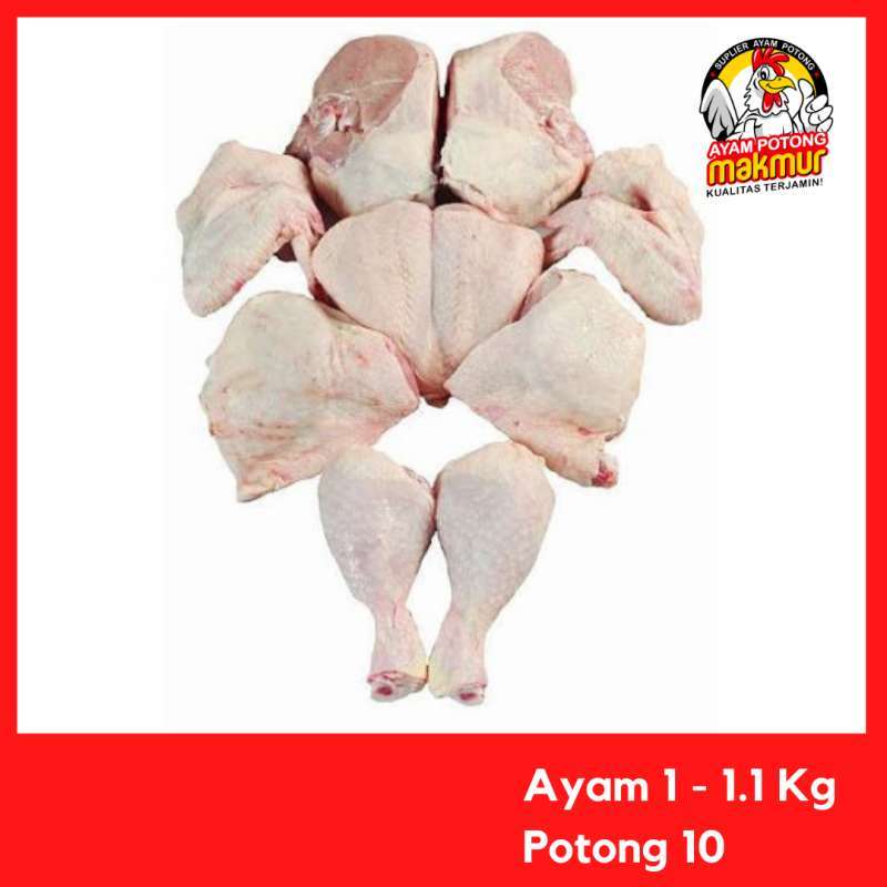Jual Ayam Potong 10 Ukuran 1 1 1 Kg Di Seller Ayam Potong Makmur 2 Kota Bekasi Jawa Barat Blibli