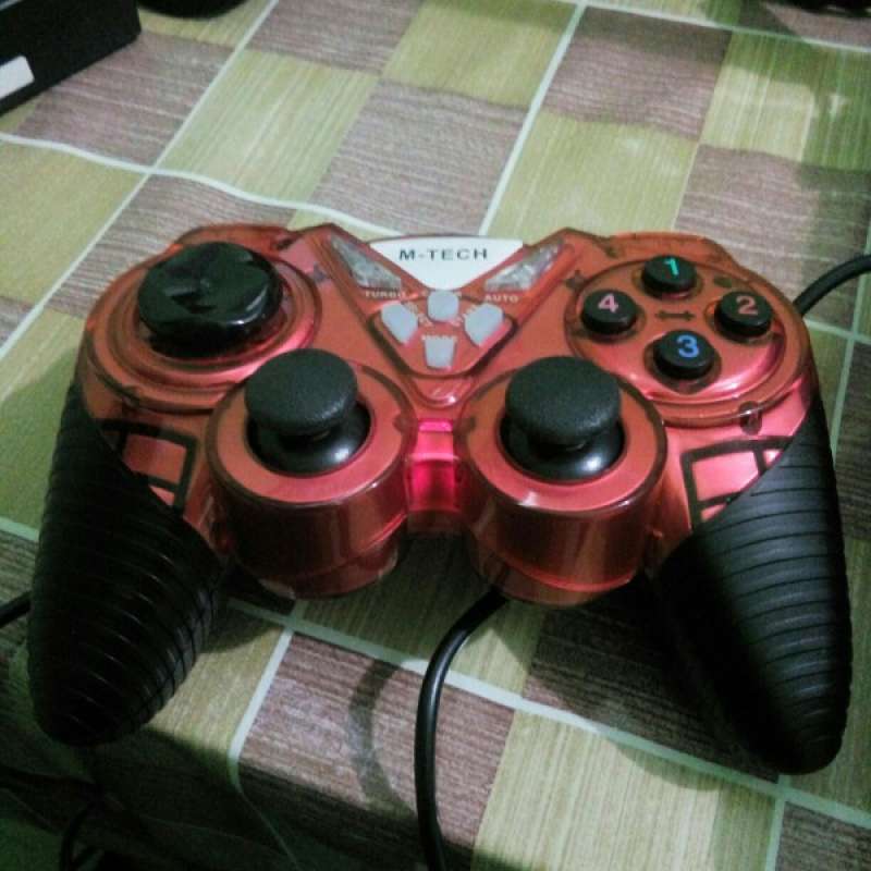 gamepad single turbo mt 8400 joystick stik computer pc laptop
