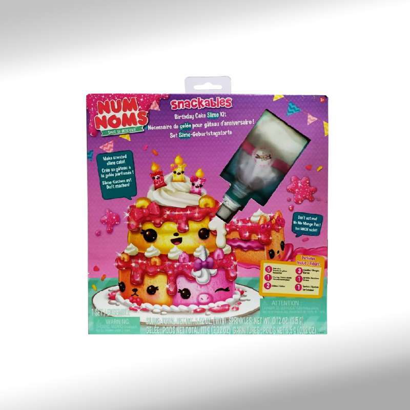 Jual Num Noms NumNoms Snackables Birthday Cake Slime Kit Topping