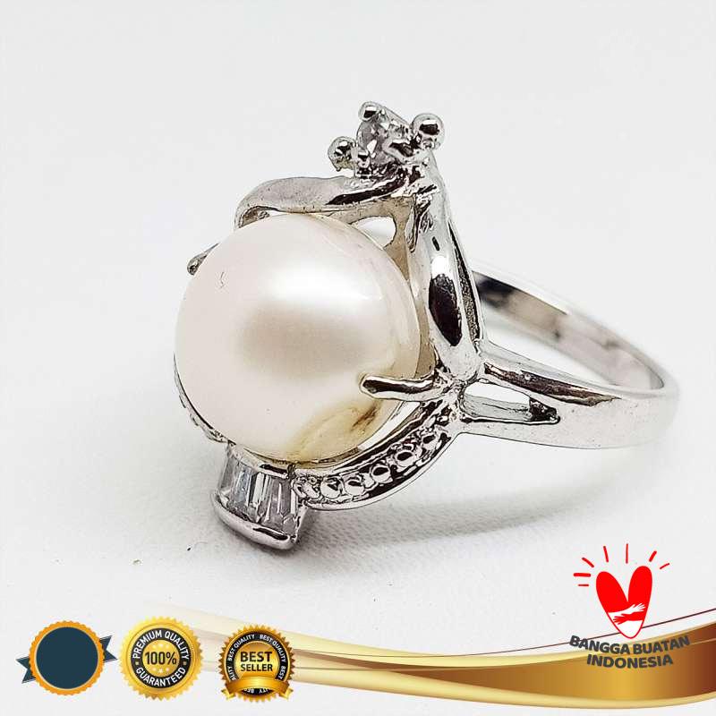 Promo Cincin Mutiara Asli Air Tawar Lombok Vee Cincin Wanita Di Seller Telorin Kota Bekasi Jawa Barat Blibli