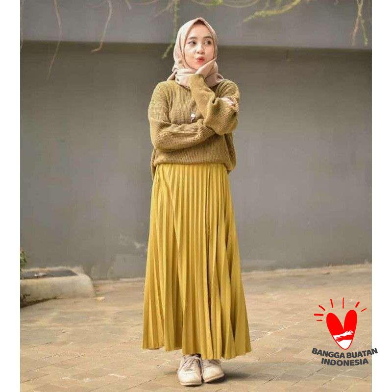 Jual Kirana Grosir Rok Plisket Mayung 