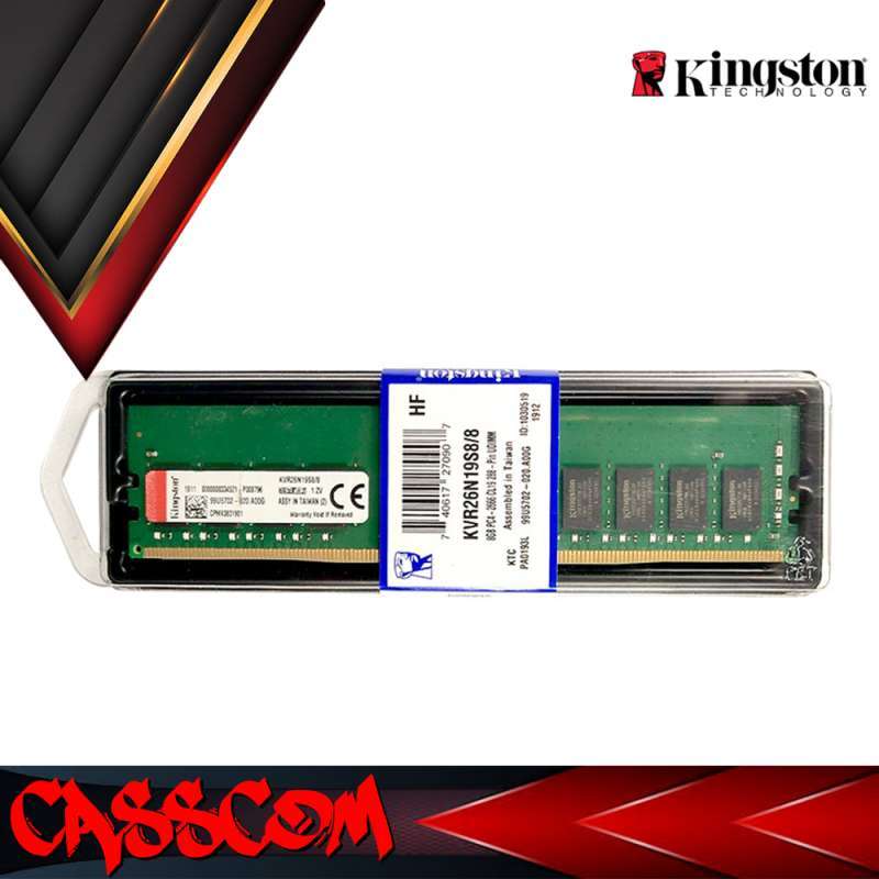 Memory RAM Kingston Longdimm 8GB DDR4 PC21300 2666Mhz