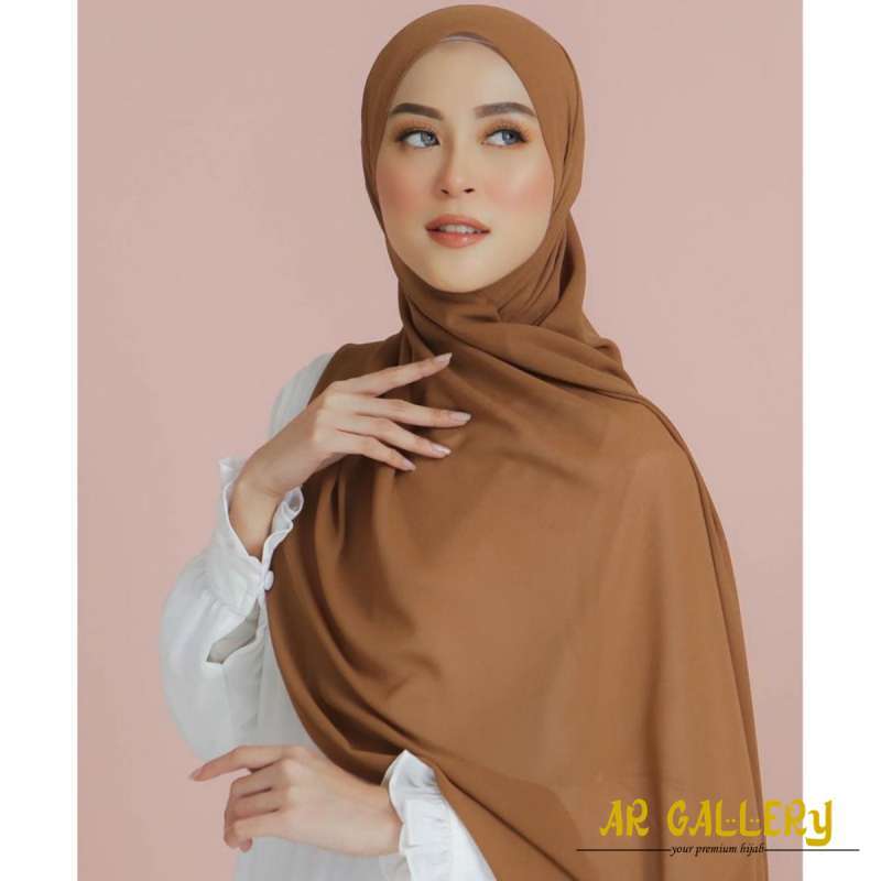 Jual Kerudung Pashmina Ceruty Babydoll Terbaru Dan Warna Terlengkap Murah Mei 2021 Blibli