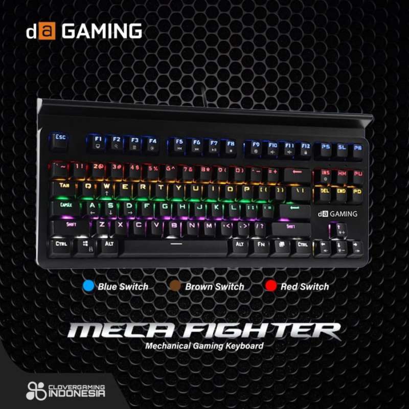 Jual Termurah Digital Alliance Meca Fighter Led Rainbow Mechanical Gaming Keyboard New Original Murah Mei 2021 Blibli