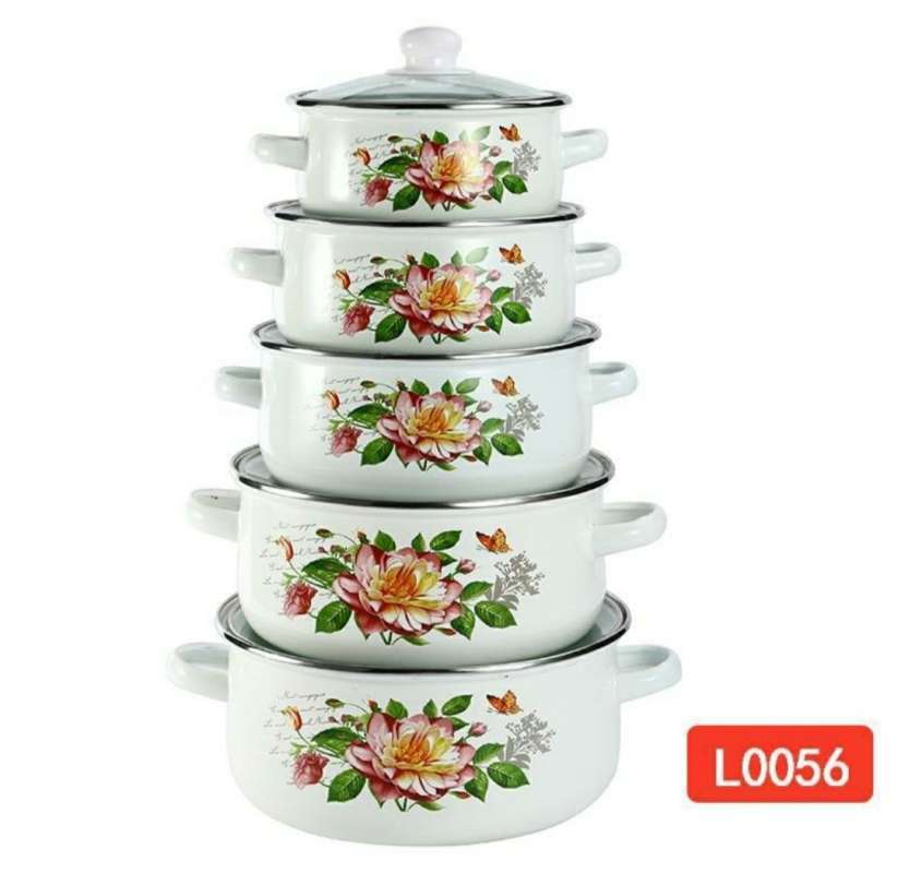 Jual Panci Set Enamel Reoona 5 Pcs Motif Bunga Online April 2021 Blibli