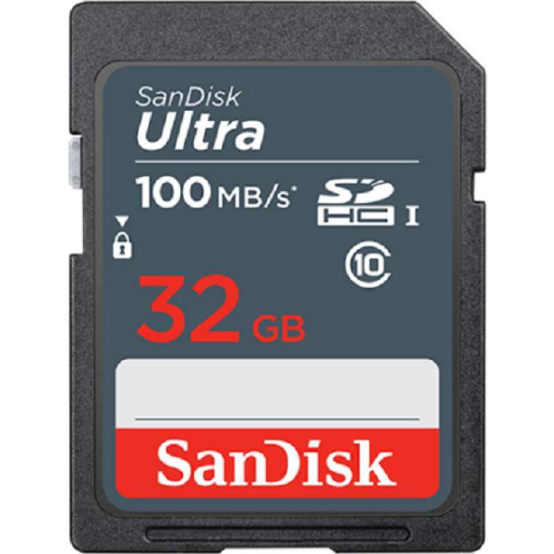 Promo Sandisk Ultra SD Card 32 GB Memori Kamera Sdhc 100mbps