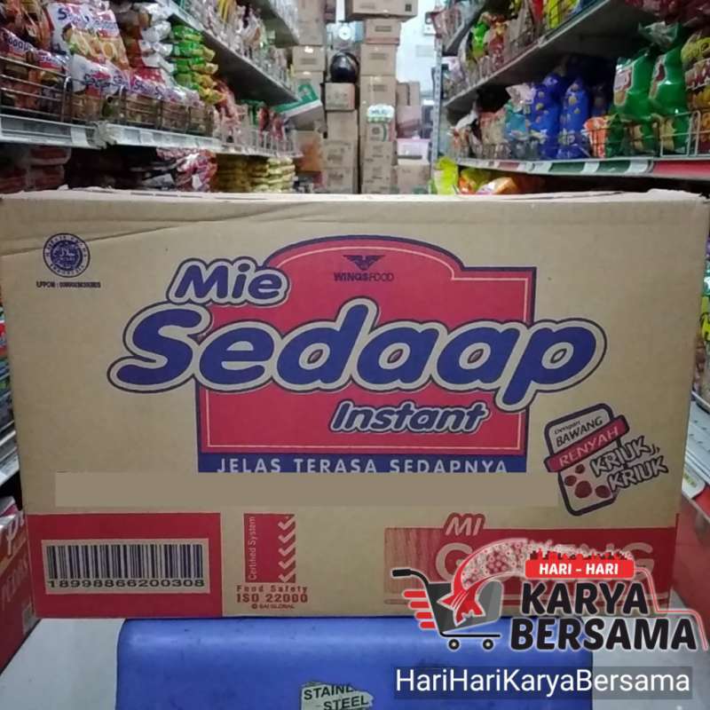 Jual Mie Sedaap Instan Mie Goreng Isi 40pcs X 90gr Per Karton Murah Mei 2021 Blibli