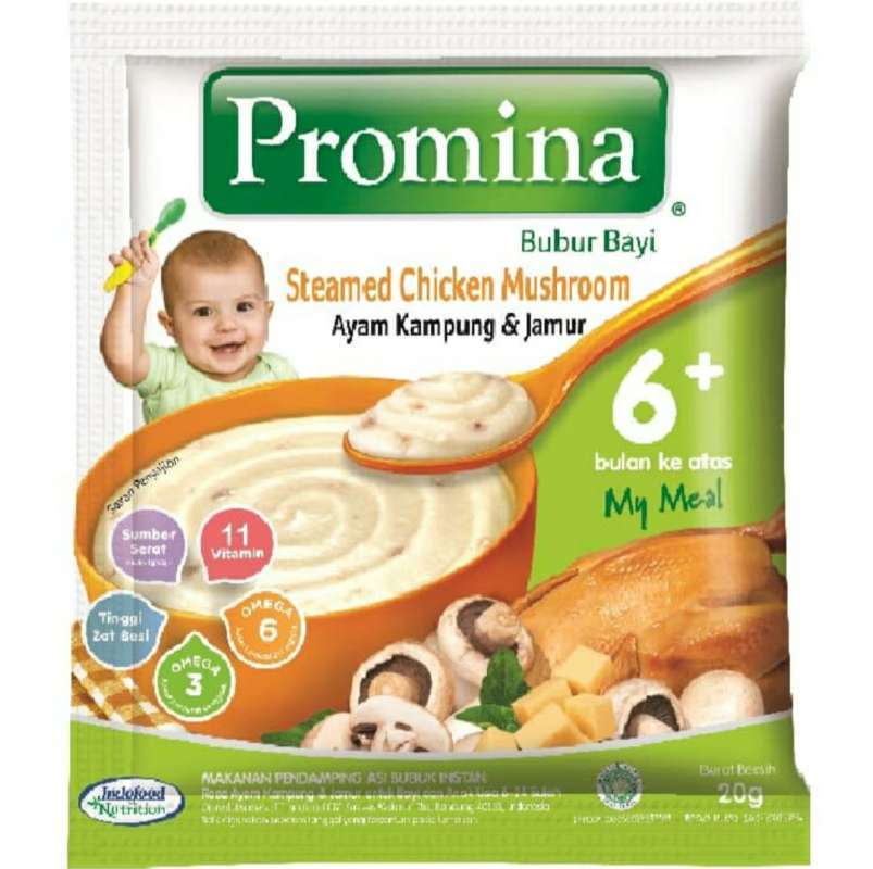 Jual Promina Bubur Bayi Ayam Jamur Sachet 20 Gram Terbaru Juni 2021 Blibli