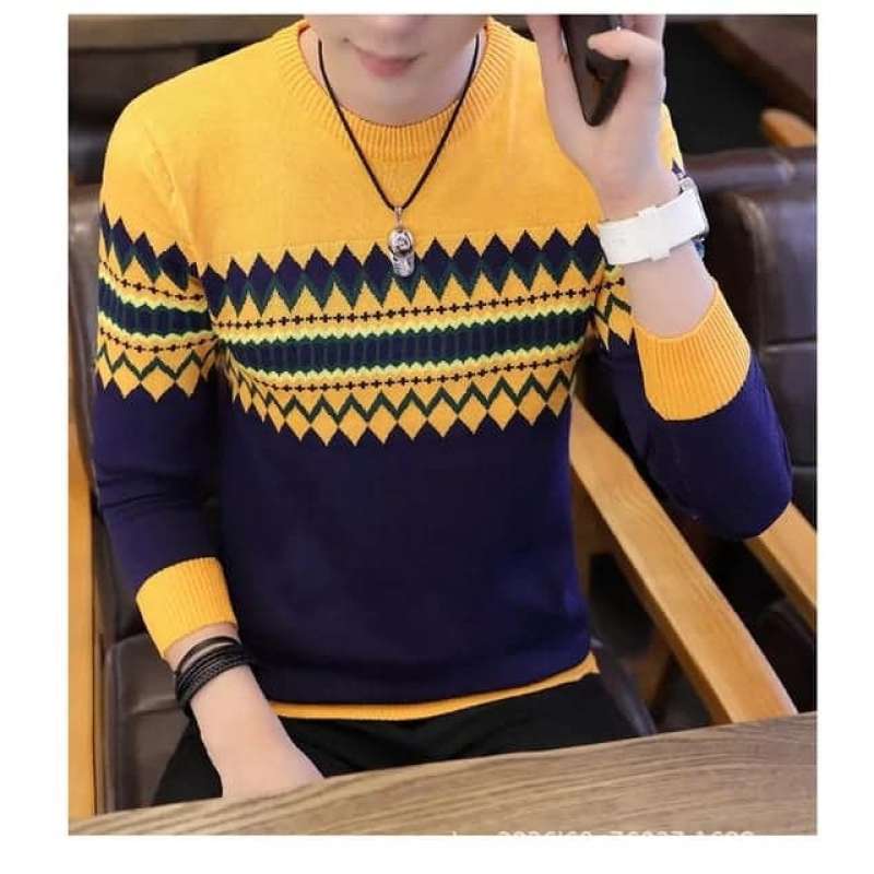 Jual Atasan Sweater Rajut Pria MICHAEL 