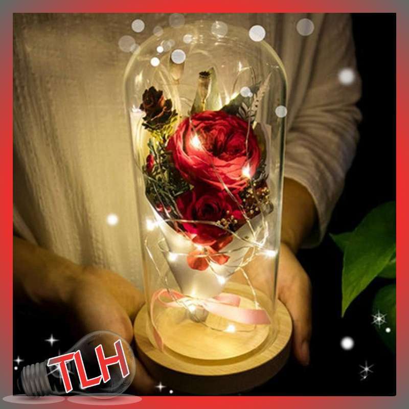 Jual Kado Bunga Utk Wisuda Mawar Beauty And The Beast Lampu Bunga Hadiah Acevivi Terbaru Juli 2021 Blibli