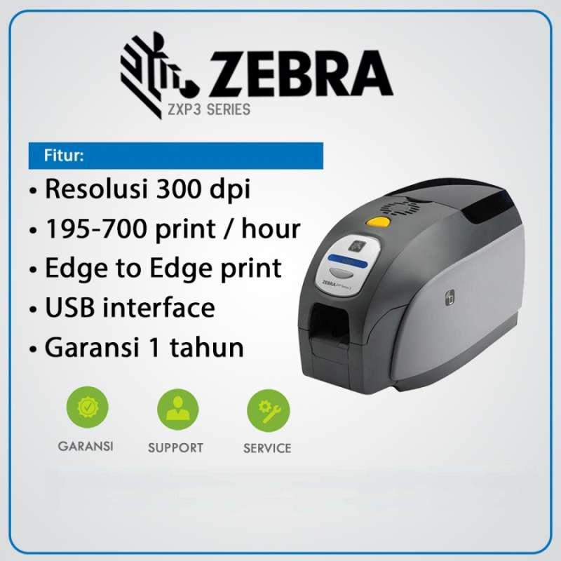 ID CARD PRINTER ZEBRA ZXP3 ZXP SERIES 3 PENCETAK KARTU PVC ORIGINAL