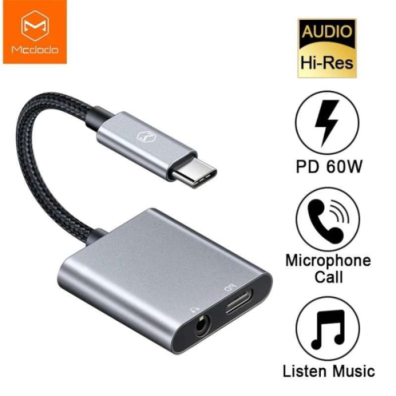 Promo Mcdodo Adaptor Type C To 3.5 Jack 