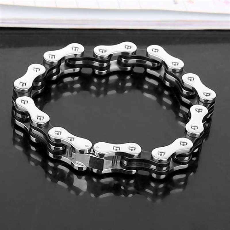 Promo Punk Men's Stainless Steel 
