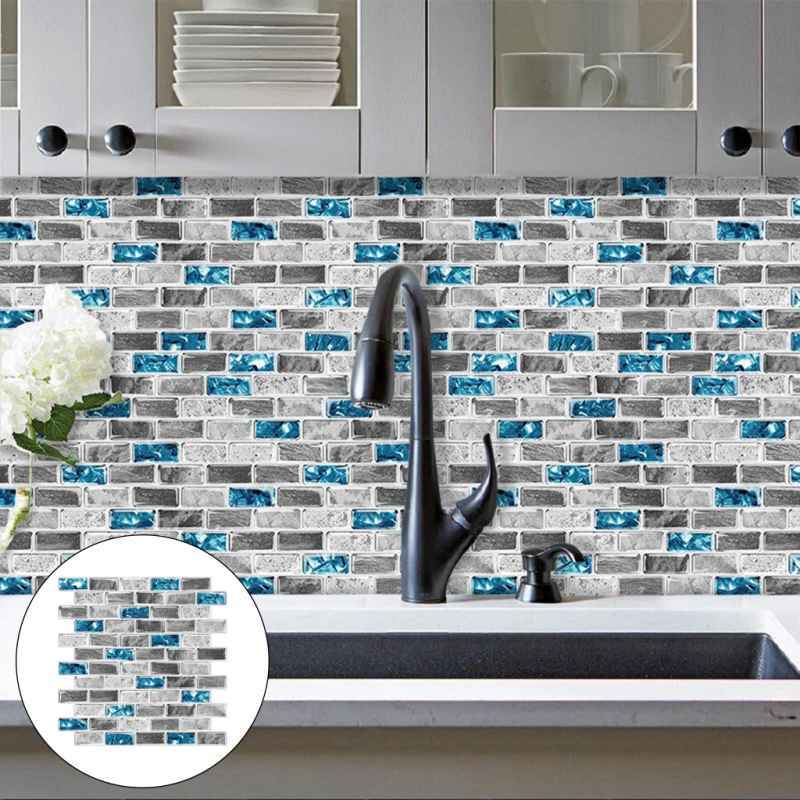 Promo 3D Marble Tile Backsplash Wallpaper 12X12in for Kitchen Counter Top  DIY style 1 Diskon 17% di Seller Homyl - China | Blibli