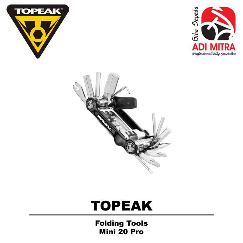 Bike ToolKit Kunci Sepeda Set Topeak Mini 20 Pro Folding Tool