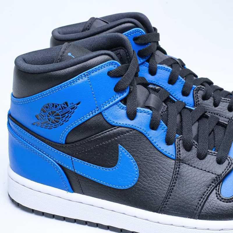 Nike Air Jordan 1 Mid Hyper Royal Blue 