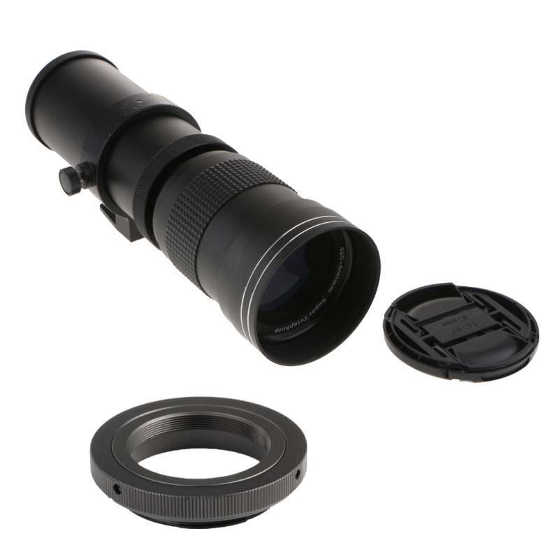 420 800mm f 8 3 16 hd super telephoto zoom lens for canon digital slr camera