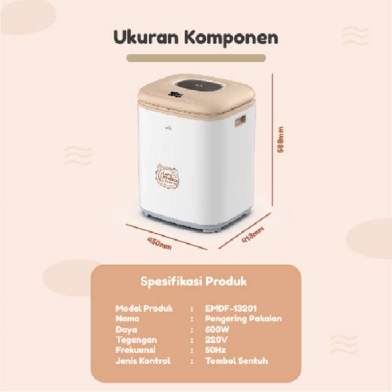 Emily Multi Function Dryer With Uv Light Alat Pengering Pakaian Terbaru Juli 2021 Harga Murah Kualitas Terjamin Blibli