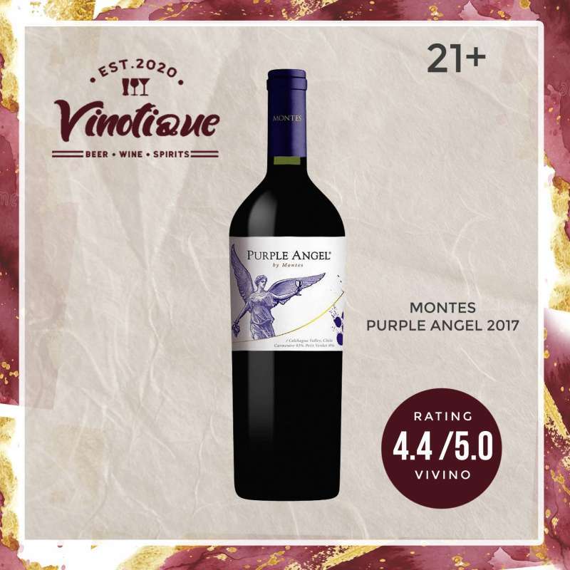 Jual RED WINE MONTES PURPLE ANGEL 2017 [750ML] di Seller ...