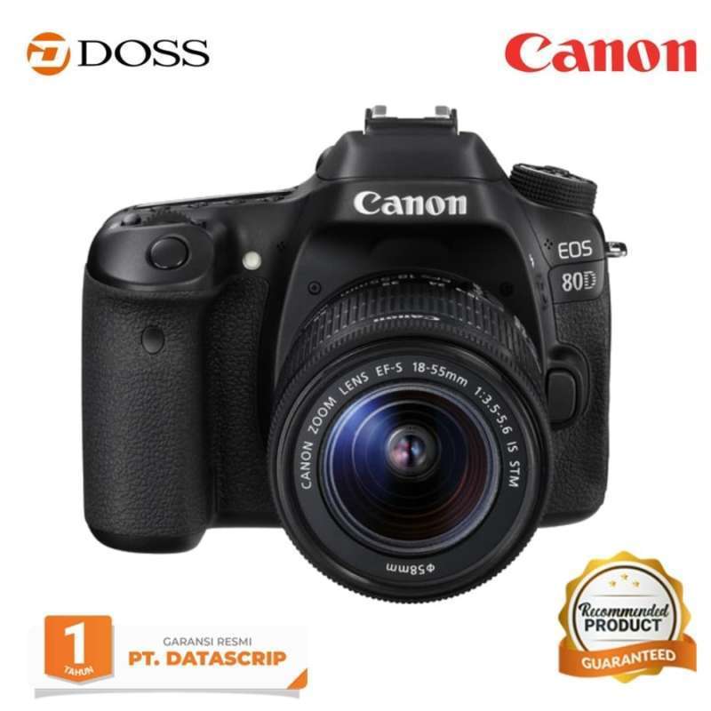 doss canon eos 80d wifi kit 18 55mm dslr camera canon 80d black