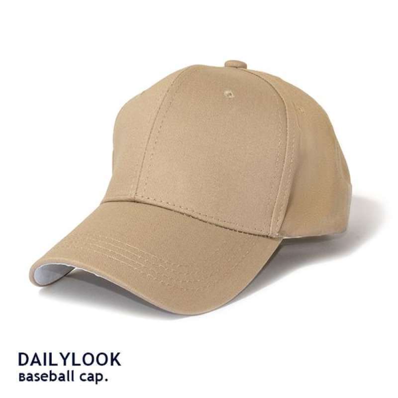 Stiff cotton baseball cap cap hat plain 