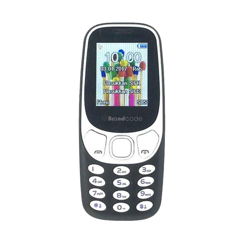 Brandcode B3310 Handphone��- Hitam [Dual Sim GSM]