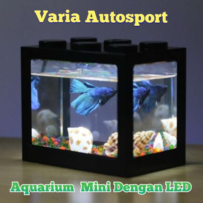Jual Aquarium Mini Block Lego Black2 Led Akuarium Ikan Hias Cupang Terbaru Juli 2021 Blibli