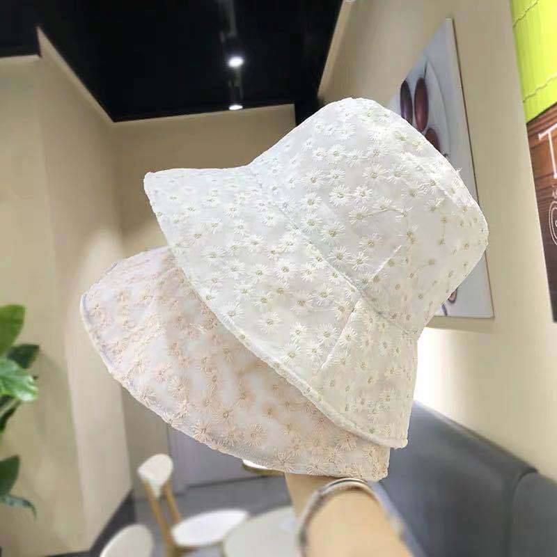 Sun Protection Lace Women Fisherman Hat 