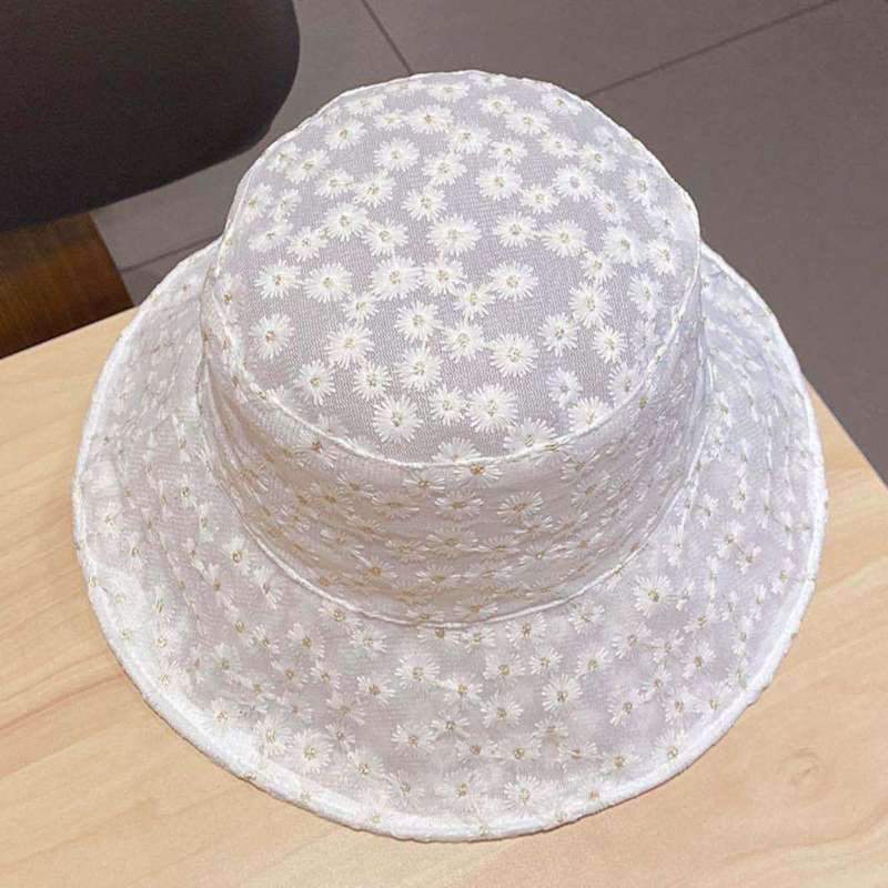 Sun Protection Lace Women Fisherman Hat 