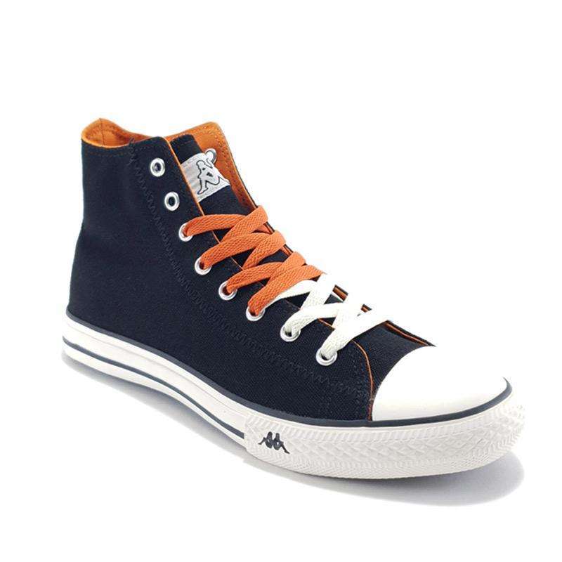 black orange sneakers