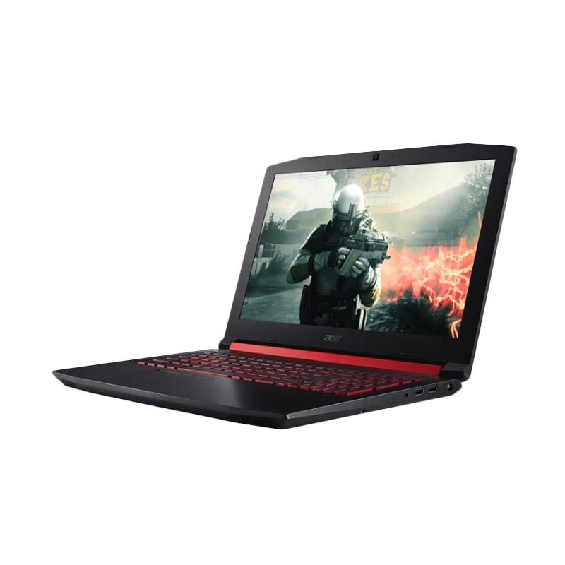 Acer Nitro AN515-51 1050Ti Gaming Notebook - Black Red [Intel Core i7-7700HQ/16GB DDR4/128GB SSD + 1TB HDD/Nvidia GTX1050Ti 4GB/15.6" FHD/Dos]