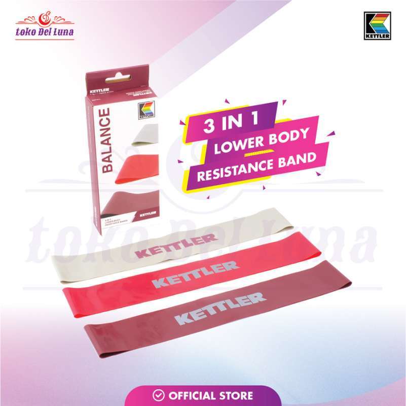 Jual Karet Yoga Dan Pilates Kettler 3in1 Lower Body Resistance