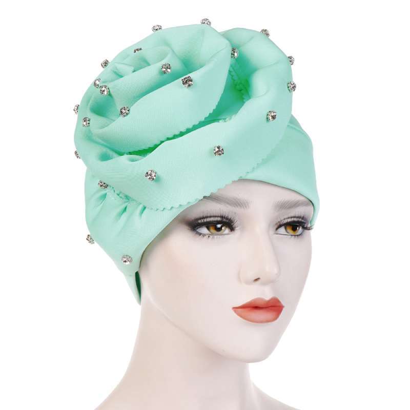 Comfortable Cotton Pre-Tied Bonnet Hat 