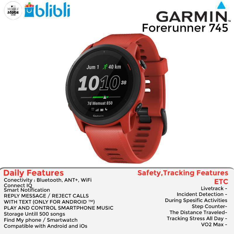 Garmin 745 bluetooth clearance