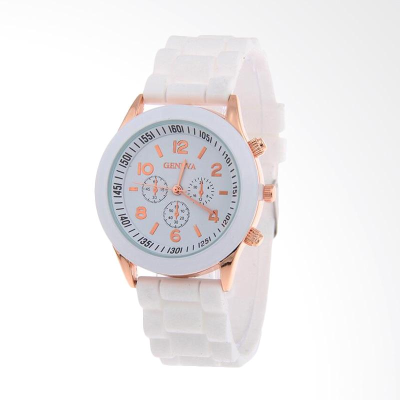 ... Strap Osq6j035y Daftar Update Source · Geneva Fashion Rubber Jam Tangan Wanita Putih