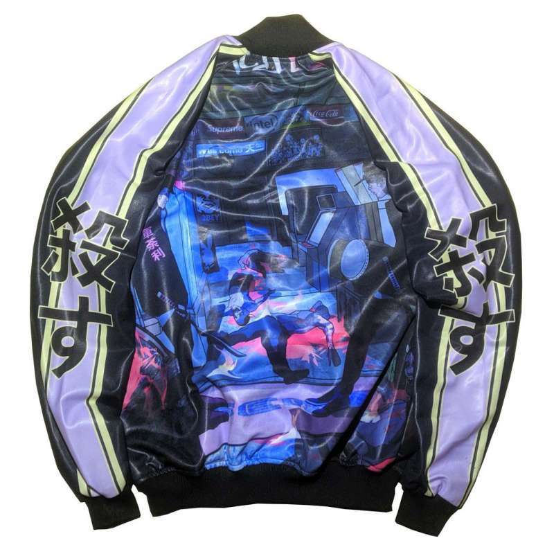 Jual Jaket Sukajan Art Yakuza Samurai design edition Quality