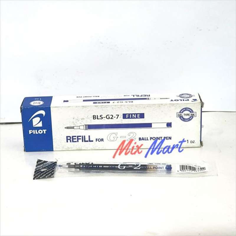 Isi Pen Pilot G2 mm Fine BLS-G2-0,7 Biru Refill