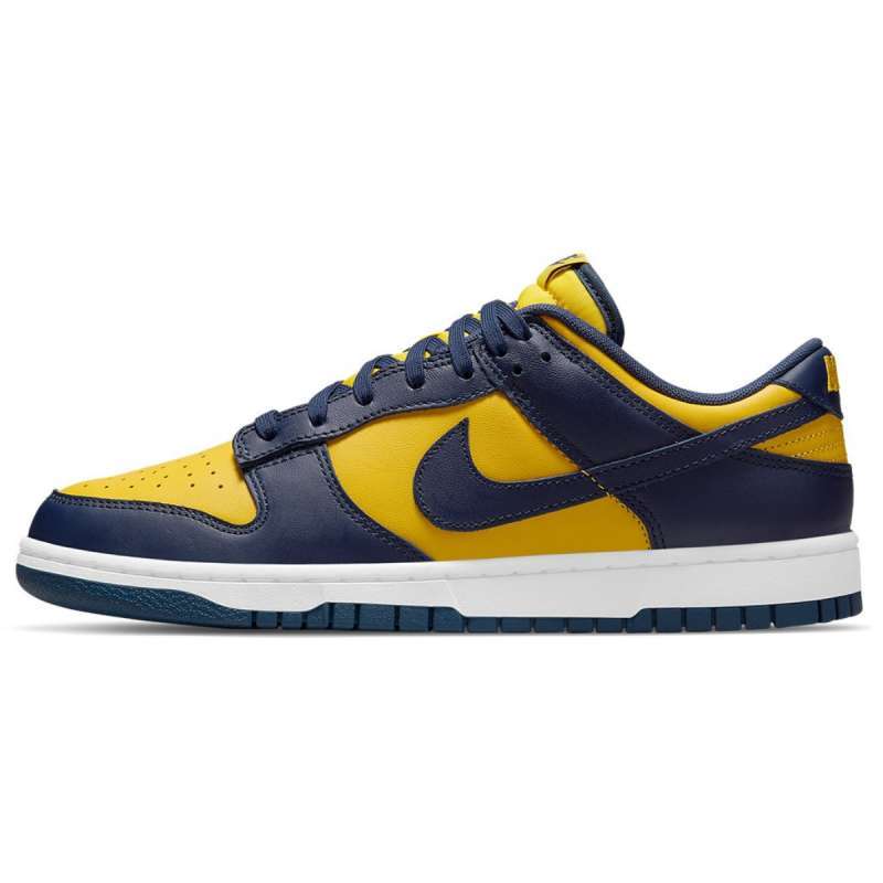 navy blue & yellow dunks