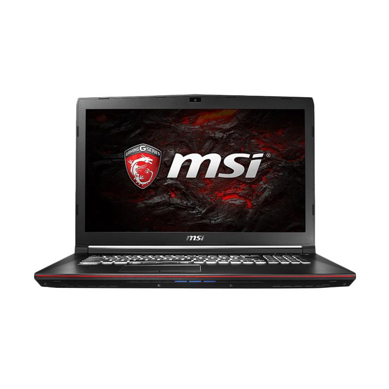 MSI GP62-7RD Leopard Pro Laptop - Black [i7-7700HQ/8GB/256GB SSD+1TB/GTX1050M-4GB/15.6 Inch FHD/Dos]