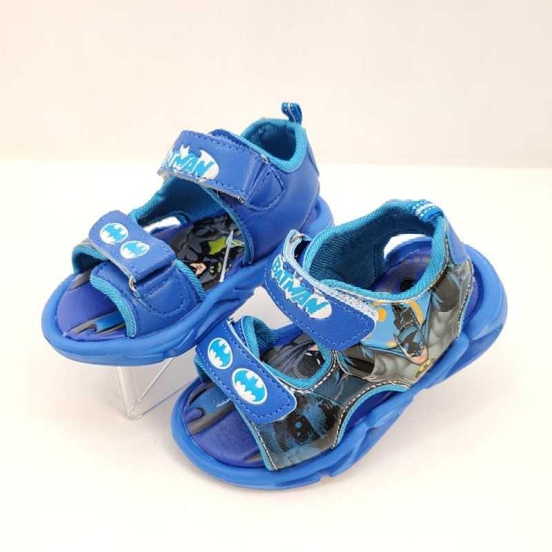Sepatu Sandal LED Batman Blue