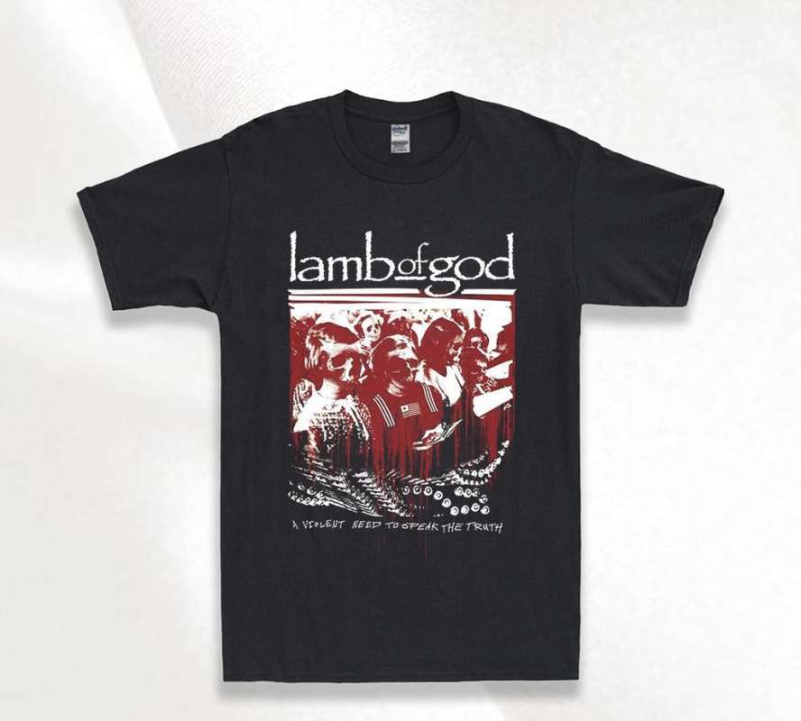 LAMB OF GOD ENAUGH TEES BAND MERCH 