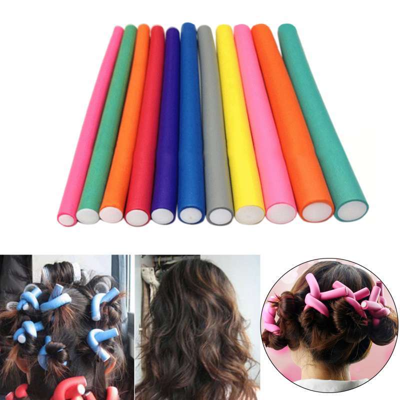 Promo 10x Hair Foam Curler Roller Set Flexible Rods Easy Use DIY 20mm  Diskon 29% di Seller Homyl - China | Blibli