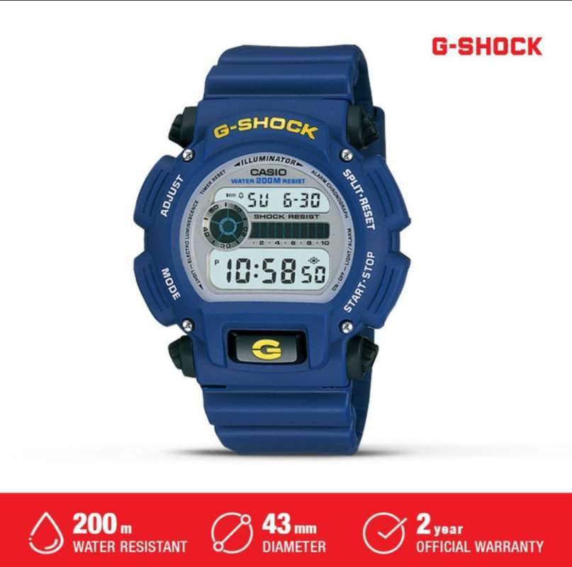 Jual Casio G SHOCK Jam Digital Pria DW 9025 2VVDR Blue Original di