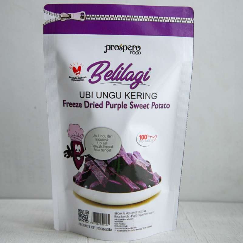 Makanan Cemilan Ringan Dried Fruit Buah Kering Kentang Ubi Ungu