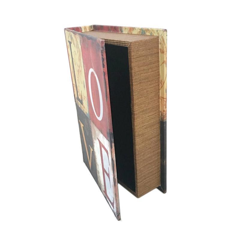 Jual Tokuniku Decorative Vintage Wood Retro Love Book Safety Secret Box Storage Large Size Online Oktober 2020 Blibli Com