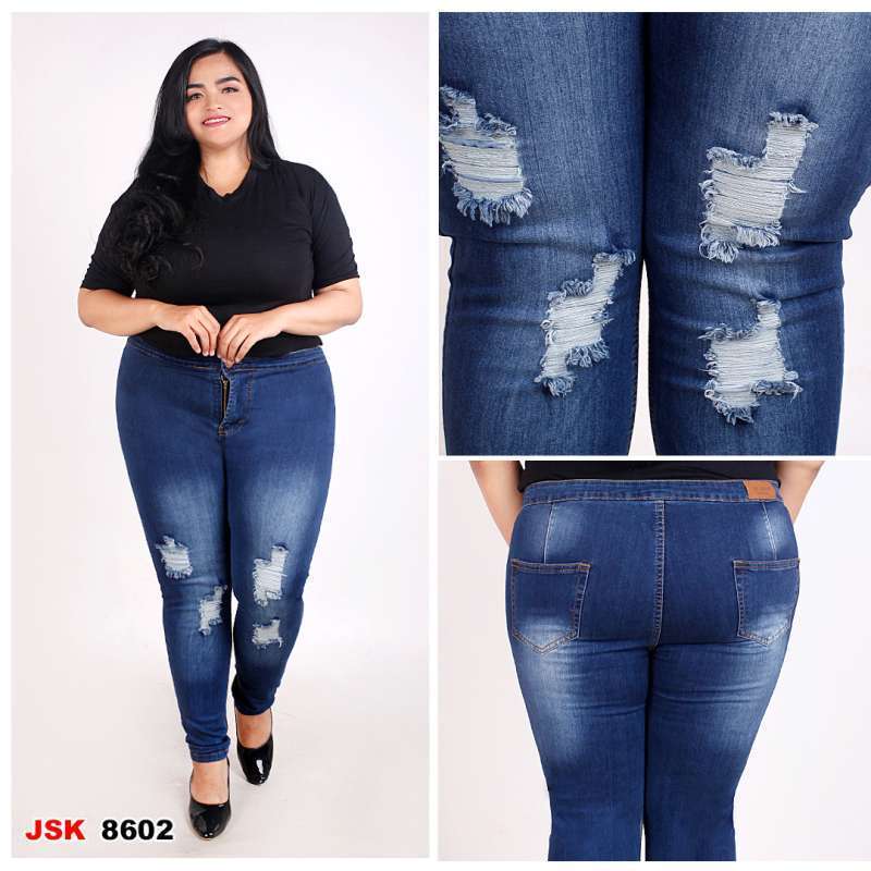 Celana Panjang Ripped Skinny Jeans 