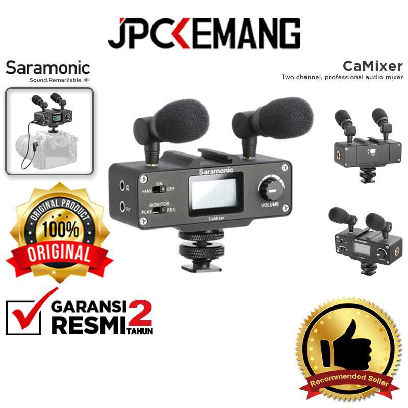Jual JPC Saramonic CaMixer Stereo Condenser Microphone Kit Seller JPC Kemang Official Store - Jakarta Photography Centre | Blibli